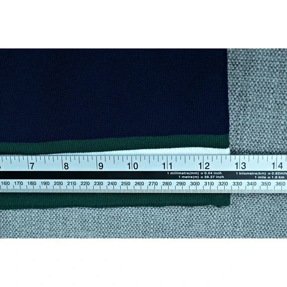 Caroline Constas Pant's Women L Navy Blue Wide-Leg Pull On NEW - Picture 6 of 10